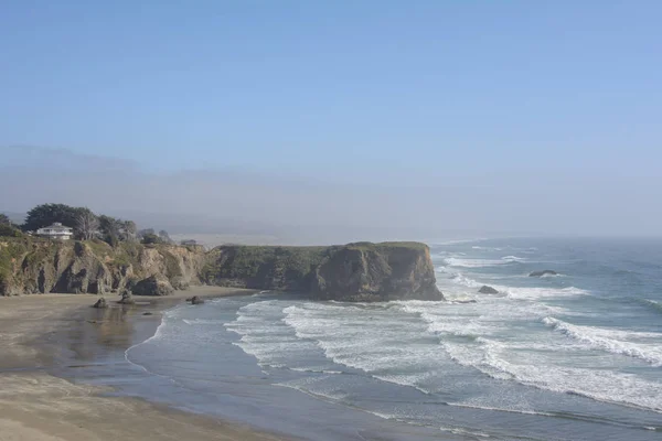 Пляж океану, Тихоокеанський Північний Каліфорнія, США — стокове фото