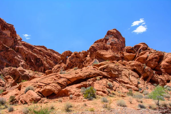 Rocas en el parque Valley of Fire, Nevada Estados Unidos —  Fotos de Stock