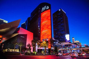Las Vegas, Nevada, Amerika Birleşik Devletleri - 27 Haziran 2014: Las Vegas ünlü Aria Hotel