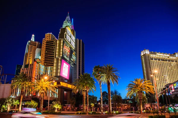 Las Vegas, Nevada, Usa – 27. června 2014: Slavný Hotel New York v Las Vegas — Stock fotografie