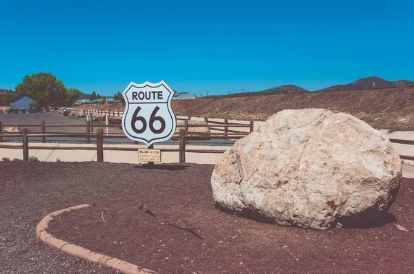 Assine Route 66, Arizona, EUA — Fotografia de Stock