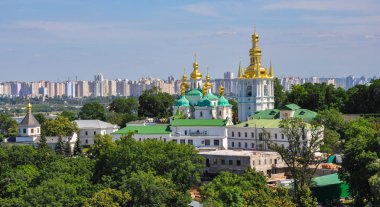 Kiev, Ukrayna Kiev Pechersk Lavra panoramik manzaralı