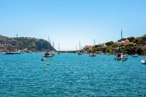 Bay port de Andratx, Mallorca, España — Foto de Stock