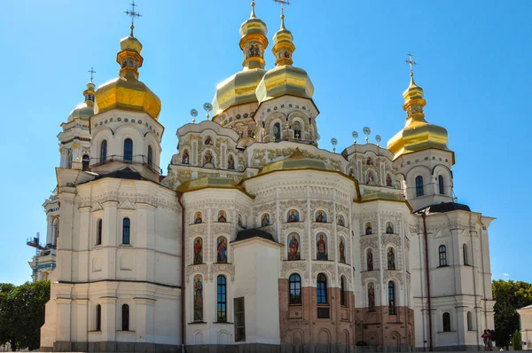 ﹣ 大教堂在基辅，乌克兰基辅佩乔尔斯克修道院 免版税图库照片
