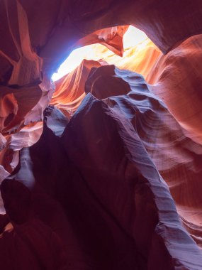 Arizona 'daki İnanılmaz ve Dar Kanyon Usa - Antilop Kanyonu