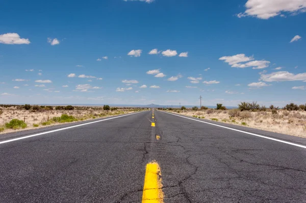 Long straight road in the desert, Route 66 - US Historic Landmark
