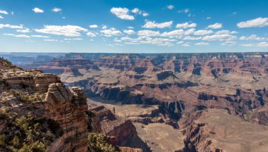 Mather Point 'in Büyük Kanyon Ulusal Parkı' ndaki uçurumları, Arizona Usa
