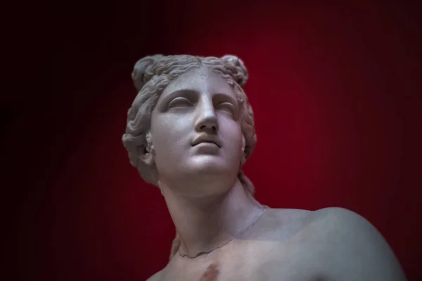 Sculpture Antique Une Femme Grecque Romaine — Photo