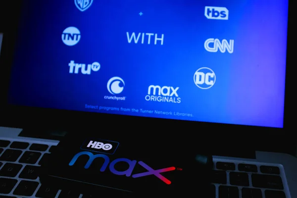 Smart Phone Hbo Max Logo Upcoming Video Demand Internet Service — Φωτογραφία Αρχείου