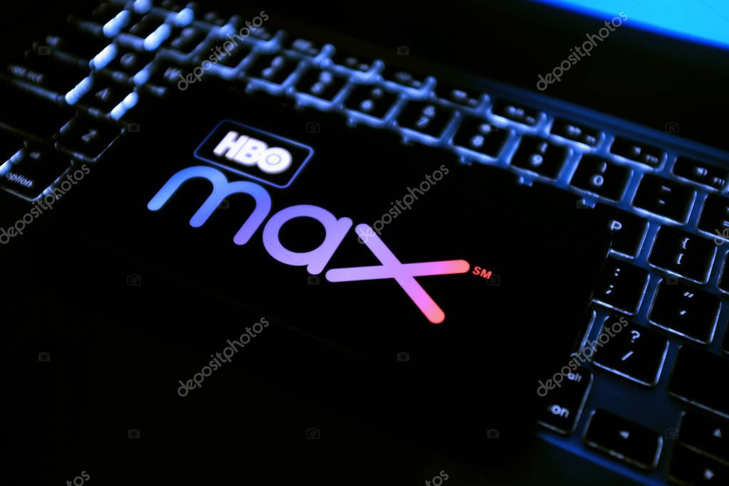 Smart phone with the HBO Max logo is an upcoming video on demand internet service.Sunday, November 17, 2019, New York, United States.