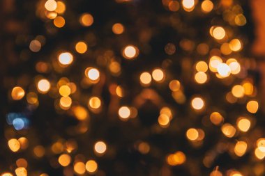 Soyut parlak Noel ışıkları geri çekilme arka planı