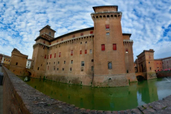 Hermoso Castillo Ferrara Italia 2016 —  Fotos de Stock