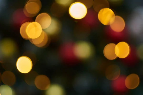 Bulanık altın ve kahverengi ışıkları ve bokeh