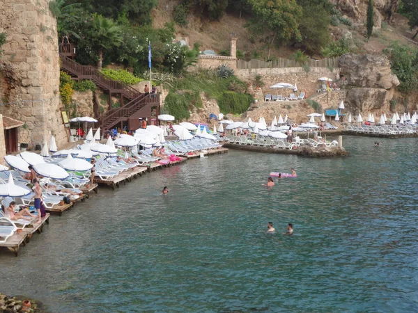 Plaża Kaleici Antalya — Zdjęcie stockowe