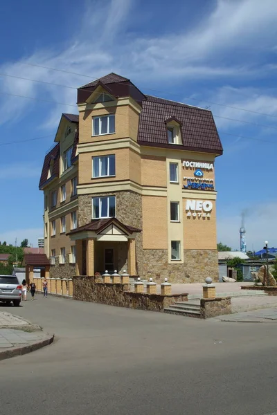 Cafe Der Hauptstraße Belokurikha Altai — Stockfoto