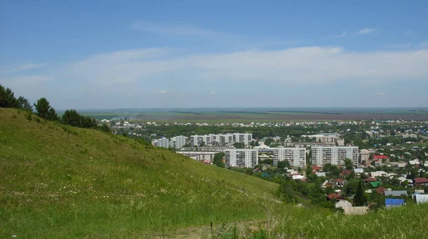 Panorama City Belokurikha Altai — Stock Photo, Image