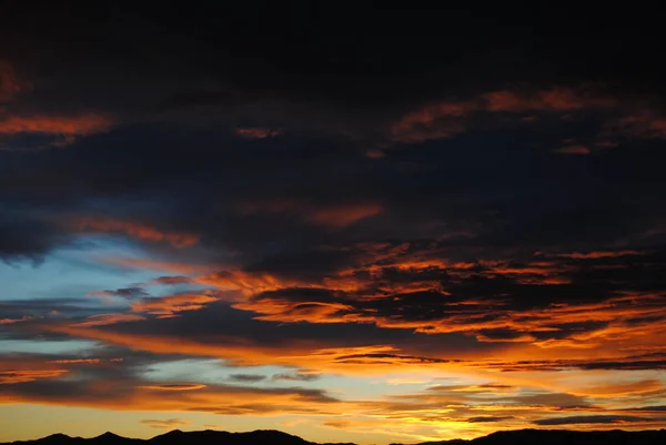 Закат Над Белокурихой Алтай — стоковое фото