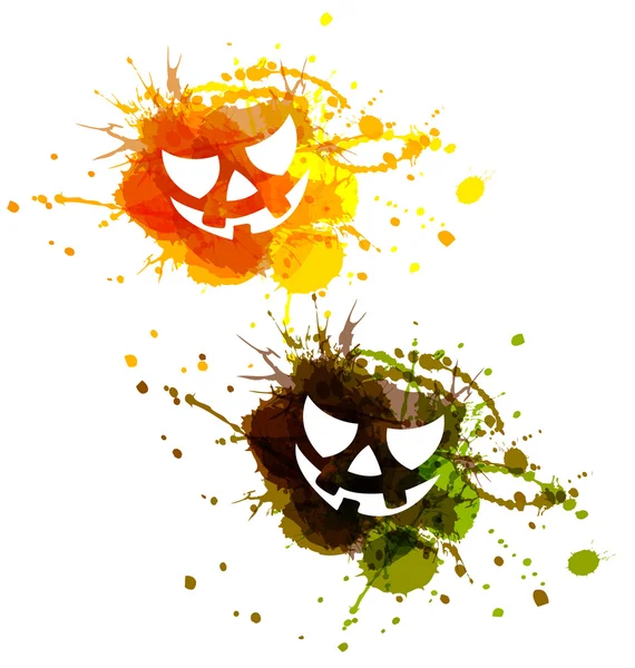 Spots abstraits vectoriels Halloween — Image vectorielle