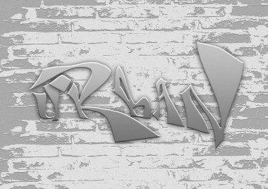 Duvara yazı yazmak.