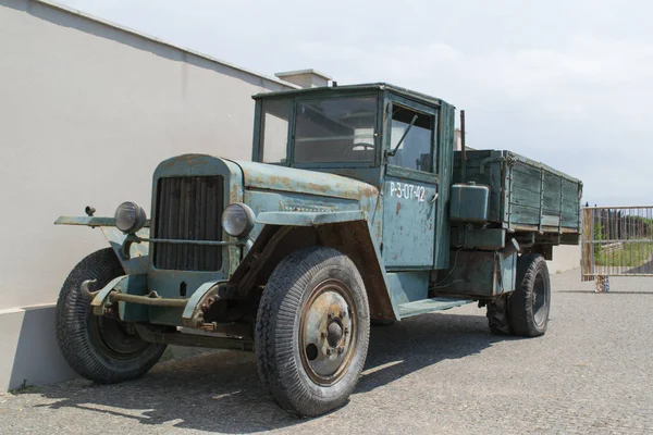 Truck Van Tweede Wereldoorlog Museumcomplex 35E Kustbatterij — Stockfoto