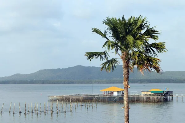 Vista Relaxante Férias Chanthaburi Tailândia — Fotografia de Stock