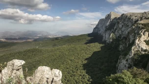 Bergkette in Sizilien — Stockvideo