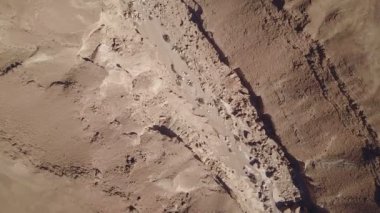 Çöl Gezegeni Mars gibi bakarak havadan görünümü