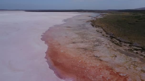 Luftfoto Fra Drone Flyver Salt – Stock-video