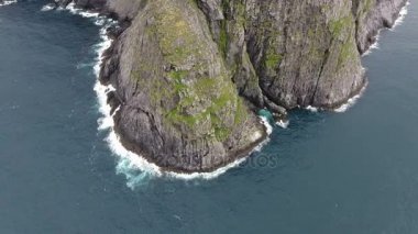 North Cape Norveç havadan görünümü