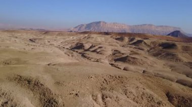 Negev Çölü İsrail'in havadan görünümü