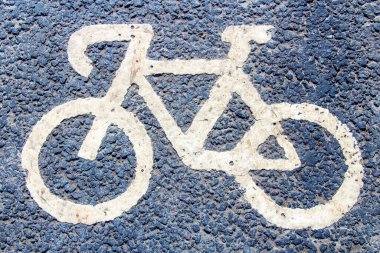 Motorlar için beyaz boyalı tabela