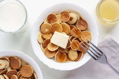 Tereyağlı ve ballı krep gevreği.