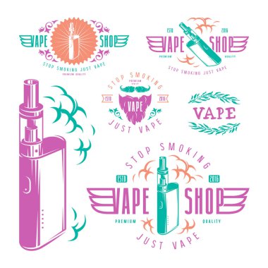 Buharı bar ve vape etiket alışveriş