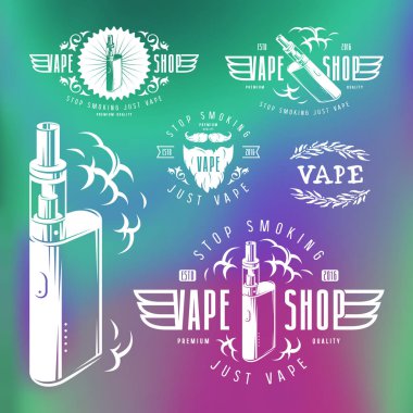 Buharı bar ve vape etiket alışveriş