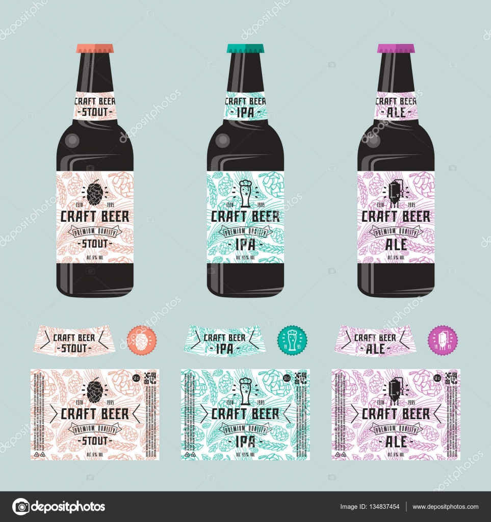 Beer Bottle Label Template from st3.depositphotos.com