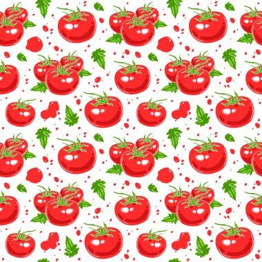 Sulu domates seamless modeli