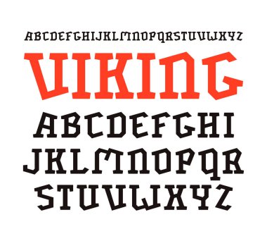 Tarihi tarzda dekoratif serif yazı tipi