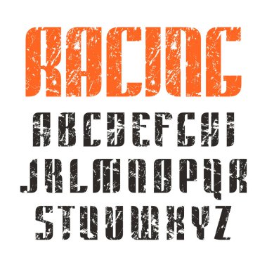 Dekoratif sanserif yazı tipi