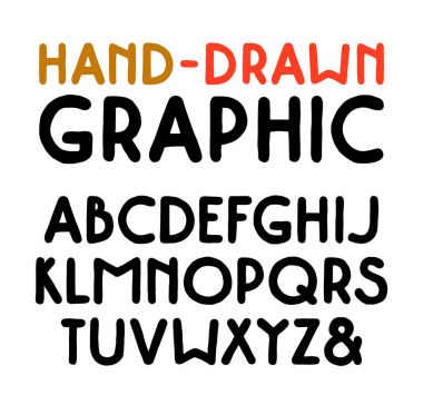 Köşeleri yuvarlatılmış Sanserif yazı tipi