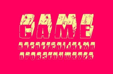 Ekstra toplu dekoratif sans serif yazı tipi