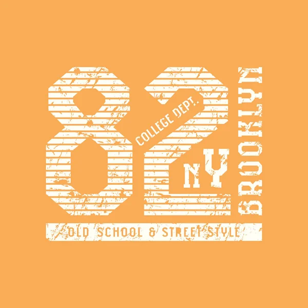 Emblema della squadra sportiva di New York — Vettoriale Stock