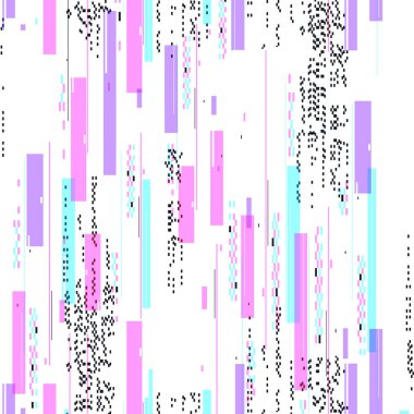 Aksaklık distorsiyon etkisi ile Seamless Modeli