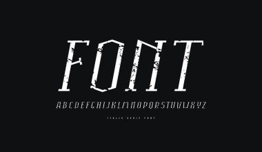 Spor tarzıit seri yazı tipi