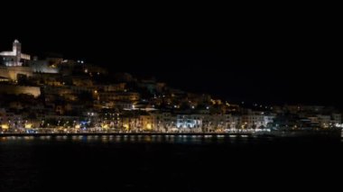 Gece İbiza Kalesi Dalt Vila