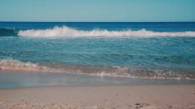 Balear Adası Formentera Güneşli Gün Plajı