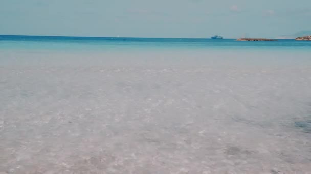 Балеарический остров Formentera Paradise Beach — стоковое видео