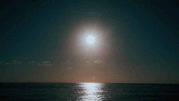 Балеарське море вранці з човна — стокове відео