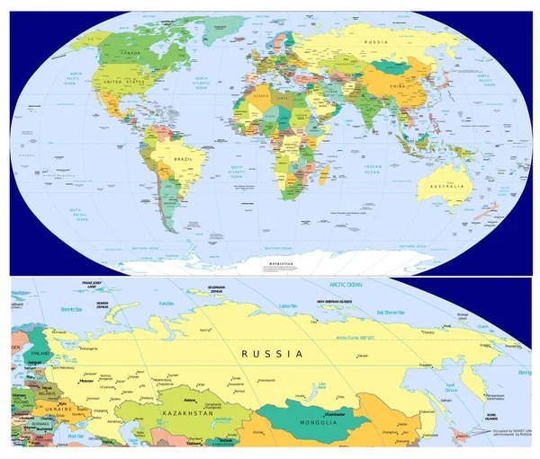 Rússia e Mundo — Fotografia de Stock