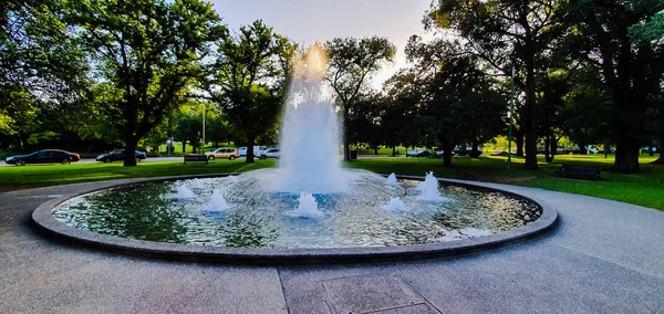 Vacker Fontän Park — Stockfoto