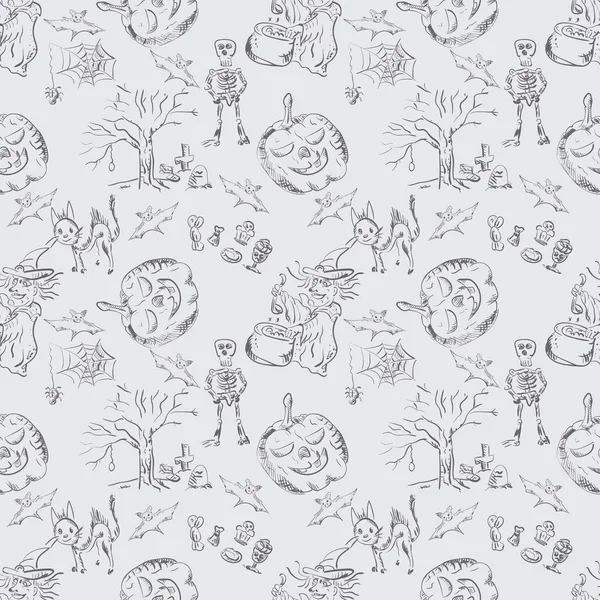 Cadılar Bayramı partisi karakter 1 sorunsuz illüstrasyon